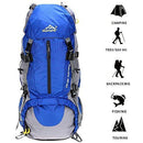 Esup Hiking Backpack, 50L Mountaineering Backpack with 45L+5L Rain Cover