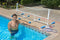 Poolmaster Swimming Pool Basketball and Volleyball Game Combo, Above-Ground Pool