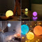 Moon Lamp - 3D LED Moon Light, 16 Colors Hangable Moon Night Light with Stand, USB Rechargeable Decorative Night Light with Remote Control for Kids, Lovers Gift