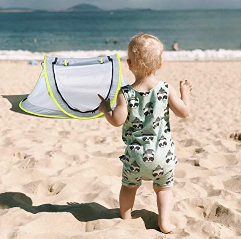 Wayfinder TravelTot, Baby Travel Tent Portable Baby Travel Bed Indoor & Outdoor Travel Crib Baby Beach Tent UPF 50+ UV Protection w/Mosquito Net and 2 Pegs