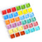 DIYSELF 36 pack fridge magnets for Whiteboard magnets mini refrigerator magnets strong office magnets Colorful Cute Fun Decoration (Glass)