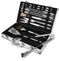 Utopia Home BBQ Grilling Tool Set - BBQ Accessories - Premium Stainless Steel Construction - BBQ Gift - (18-Piece Set with Case)