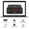 Alarm Clock Radio, Digital Alarm Clock with AM/FM Radio, Sleep Timer, Dimmer, Snooze, 0.6” Digital LED Display and Battery Backup Function
