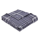 YnM Weighted Blanket (15 lbs, 48''x72'', Twin Size) | 2.0 Heavy Blanket | 100% Cotton Material with Glass Beads