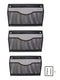 EasyPAG 3 Pocket Mesh Hanging Wall File Holder Mail Letter Organizer, Black