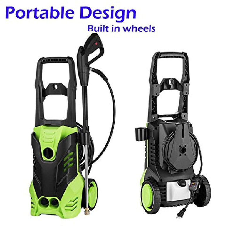 ncient FTH-5200 Electric High Pressure Washer Electric Power Washer 3000 PSI 1.8 GPM 1800W Sprayer Professional Washer Cleaner Machine with 5 Quick-Connect Spray Nozzles [US Stock] (3000PSI)