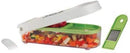 Vidalia Chop Wizard, Chopping Dicing Vegetables Fruit Cheese with Container, New