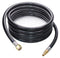 DOZYANT 12 Feet Propane Quick Connect RV Connection Hose, RV Stove Hose Connect Barbeque to RV, for Camp Chef Gas Stove & Weber Q Grill - 3/8 inch Female Flare x 1/4 inch Full Flow Male Plug