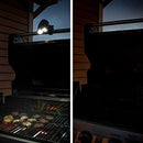 SNAP that NOW BBQ Grill Light - Black, BAR Metal CLAMP, 10 LED Lights with Touch-Sensitive Switch