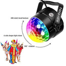 [2018 Latest Models-6 light bulbs] Nequare Party Lights Disco Ball Strobe Light Disco Lights 20 Colors Sound Activated Stage Light with Remote Control for Festival Bar Club Party Wedding Show Home …