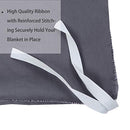 Weighted Idea Sleep Weighted Blanket | 12 lbs | 48''x78'' | Cotton | Grey | for Adult Woman and Man