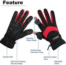 EnergeticSky Waterproof Winter Gloves,3M Thinsulate Ski & Snowboard Gloves for Men and Women,Touchscreen Gloves for Fishing,Photographing,Hunting Outdoor Activities.