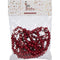 Vintage Style Wooden Cranberry Bead Garland Christmas Tree Holiday Decoration, 9 Feet
