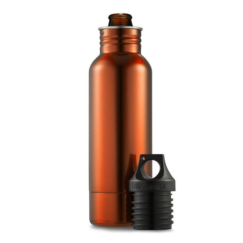 BottleKeeper - The Original Stainless Steel Beer Bottle Holder and Insulator to Keep Your Beer Colder