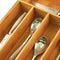 Bamboo Cutlery tray-Silverware Organizer-5 compartment-by Utopia Kitchen