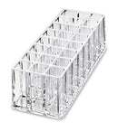 byAlegory Acrylic Makeup Beauty Brush Organizer | 24 Space Cosmetic Storage (CLEAR)