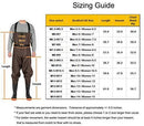CKd G1 Bootfoot Chest Wader, Nylon & PVC Double Layers, Fishing & Hunting Waterproof Coating Fabric, Cleated Outsole with Steel Plate, High Elasticity Suspender with Buckles, Unisex