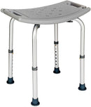 SoSo-BanTian1989 Adjustable Elderly Bath Shower Chair Stool (Gray)