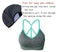 AKAMC Women's Removable Padded Sports Bras Medium Support Workout Yoga Bra 3 Pack