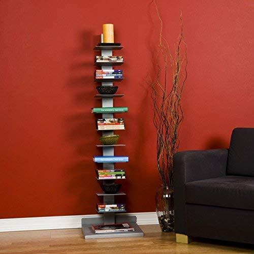 Southern Enterprises Spine Tower Shelf-Black