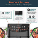 COSORI Air Fryer,Max XL 5.8 Quart,1700-Watt Electric Hot Air Fryers Oven & Oilless Cooker for Roasting,LED Digital Touchscreen with 11 Presets,Nonstick Basket,ETL Listed(100 Recipes)