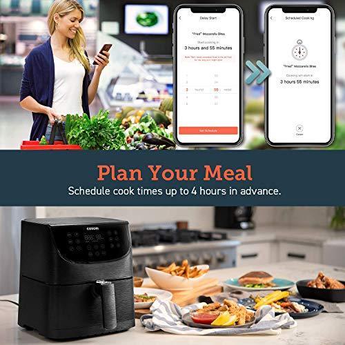 COSORI Air Fryer,Max XL 5.8 Quart,1700-Watt Electric Hot Air Fryers Oven & Oilless Cooker for Roasting,LED Digital Touchscreen with 11 Presets,Nonstick Basket,ETL Listed(100 Recipes)