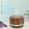 Essential Oil Diffuser 450ml, Dark Wood Grain Aromatherapy Diffusers and Air Humidifiers Set for Large Room - LUSCREAL Gift Idea