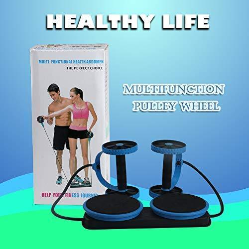 Darhoo Ab Roller Wheel - Ab Wheel Exercise Fitness Equipment - 5-in-1 Multi-Functional Core Ab Workout Abdominal Wheel Machine - Ab Roller Home Gym Equipment for Both Men & Women