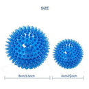 EETOYS Durable Dog Chew Spike Ball, 3Pack Squeaker Spiky Ball Squeaky Dog Toy for Training Play Fetch by EETOYS MARKET LEADER PET LOVER