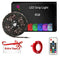 Battery Powered LED Strip Lights,Geekeep Waterproof RGB LED Light Strips,Flexible and Cuttable Rope Light with Battery Pack and USB Cable,17 Key RF Wireless Remote Controller-Black (2m/6.56ft)