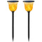 TomCare Solar Lights Solar Torches Lights Waterproof Flickering Flames Torches Lights Outdoor Solar Powered Path Lights Dancing Flame Lighting Dusk to Dawn Auto On/Off for Garden Patio Yard(2)