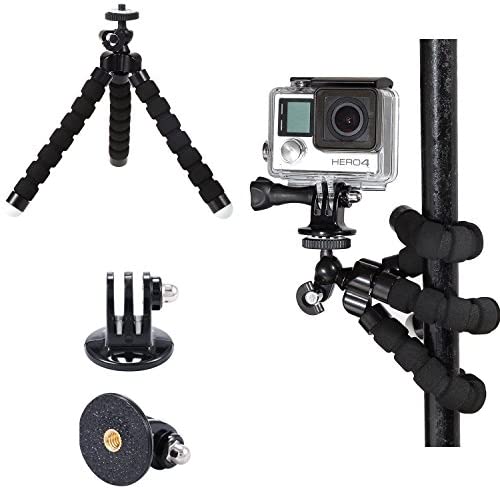 Black Pro Basic Common Outdoor Sports Kit for GoPro Hero 6 /GoPro Fusion/HERO 5/Session5/ 4 / 3+ / 3 / 2 / 1 SJ4000 /5000/ 6000 /AKASO/ APEMAN/ DBPOWER/ And Sony Sports DV and More by  MaxCo