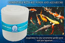 Koral Filters Aquarium Filter Pad Media Roll - Dye-Free and Blue Bonded - Cut to Fit - Durable - Fish and Reef Aquarium Compatible - Clean Water