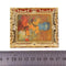 Artyea Golden Plastic Frame Flower Oil Painting 1:12 Miniature Dollhouse Furniture