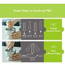 Pill Crusher, AUVON iMedassist Pill Grinder (Easy to Clean, Easy to Use), Medicine Grinder with 304 Stainless Steel and Non-Slip Base for The Elderly, Your Pet, Dog, Cat, Horse