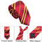 Striped Tie with Novelty Glasses Frame for Cosplay Costumes Accessories for Halloween and Christmas