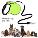 Ruff 'n Ruffus Retractable Dog Leash with Free Waste Bag Dispenser and Bags + Bonus Bowl | Heavy-Duty 16ft Retracting Pet Leash | 1-Button Control | Durable