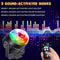 [2-Pack] Sound Activated Party Lights with Remote Control Dj Lighting, RGB Disco Ball Light, Strobe Lamp 7 Modes Stage Par Light