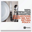 Steak Knives Knife Set of 6 or 12 - Natural Ebony Wood Full Tang Handle - Serrated Blade - German Stainless Steel - Gift Box Set - Not Dishwasher Safe