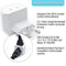 Ceptics CT-9C USA to Most of Europe Travel Adapter Plug - Type C (3 Pack) - Dual Inputs - Ultra Compact (Does Not Convert Voltage)