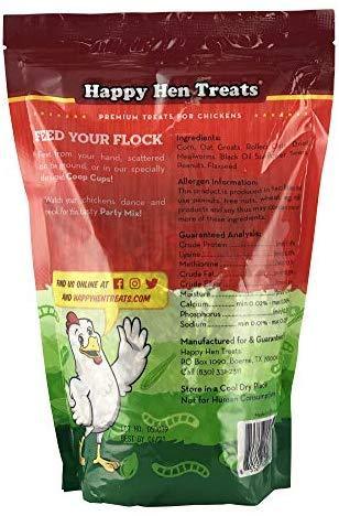 Happy Hen Treats Party Mix Mealworm and Oats, 2-Pound