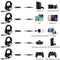 Gaming Headset for PS4, Xbox One, PC, Professional 50mm Driver, 3.5mm Surround Stereo Game Headphones with Noise Cancelling Mic & Volume Control