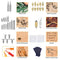 43PCS Wood Burning Kit, Woodburning Tool with Soldering Iron, Wood Burning/Soldering/Carving/Embossing Tips, Stand, Pencil, Carbon Transfer Paper, Stencil, Carrying Case by Holife