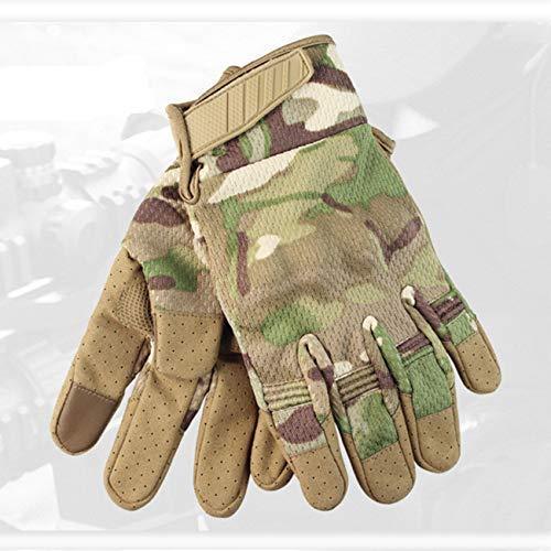 Military Ba Men's Camo Deer Suede Palm and Fleece