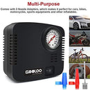 GOOLOO DC 12V Portable Air Compressor - 300 PSI Tire Inflator Pump for Car, Bicycle, Motorcycles, Balls and Others