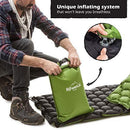 POWERLIX Sleeping Pad - Ultralight Inflatable Sleeping Mat, Ultimate for Camping, Backpacking, Hiking - Airpad, Inflating Bag, Carry Bag, Repair Kit - Compact & Lightweight Air Mattress