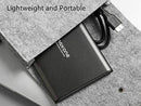 500GB External Hard Drive Portable - Maxone 2.5'' Ultra Slim HDD Storage USB 3.0 for PC, Mac, Laptop, PS4, Xbox one - Gold