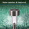 GIGALUMI Solar Lights Outdoor Garden Led Light Landscape/Pathway Lights Stainless Steel-12 Pack