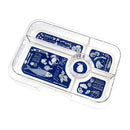 YUMBOX TAPAS Larger Size (Antibes Blue) Leakproof Bento lunch box for Adults, Teens & Pre-teens