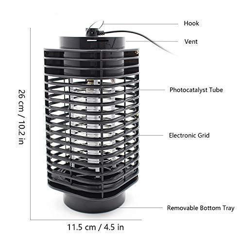 fomei Bug Zapper [Updated] Mosquito Killer Insect Trap Pest Control Light with Switch Button Electronic UV Lamp for Indoor Outdoor Bedroom, Kitchen, Office, Home